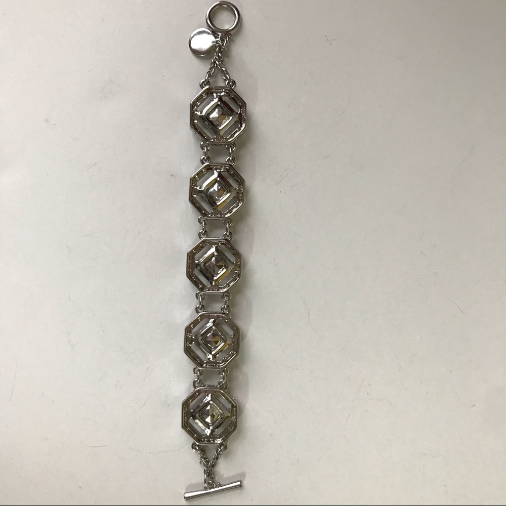 White House Black Market Rhinestone Bracelet - Picture 5 of 6